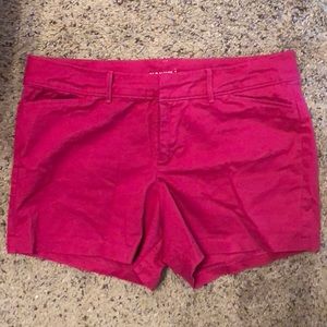 Old Navy Bright Pink Cotton Shorts Sz 10